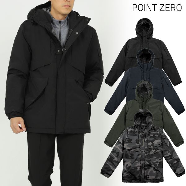 POINT ZERO 포인트제로 양털 후드 패딩점퍼 Model No CB2171