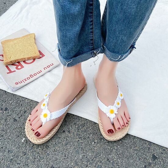 쪼리 베이직 꽃송이 슬리퍼