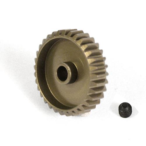 메탈 재질 Aluminum 7075 Hard Coated Motor Gear Pinions 64 Pitch 38 Teeth MG-64038 7075