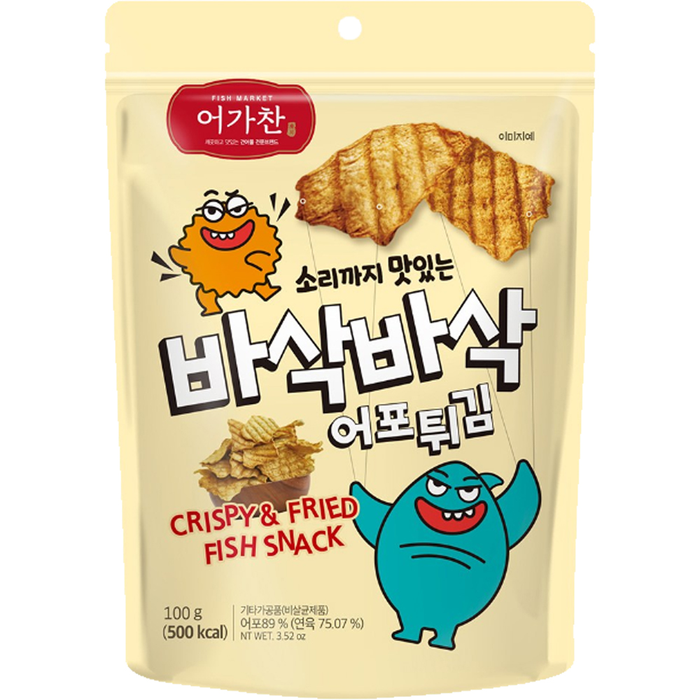 광천김 광천김 바삭바삭 어포 튀김 100g