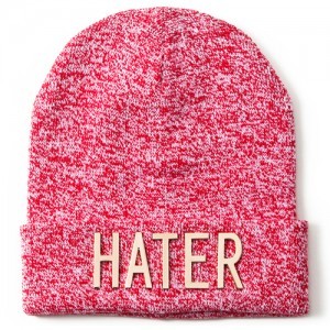 헤이터 헤이터 샤이니 로고 말드 롱 비니 SHINY LOGO MARLED BEANIE
