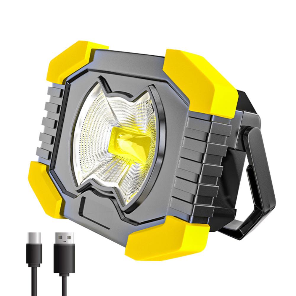 캠핑 스포트라이트 충전식 빛 야외 밝은 작업 Led 800W 휴대용 USB 슈퍼 램프