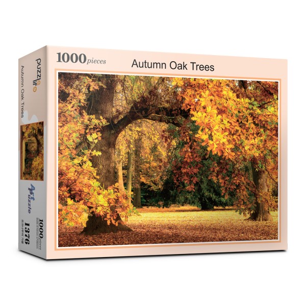 직소퍼즐 풍경 명화 오크나무의 화려한 가을단풍 1000피스 PL1376