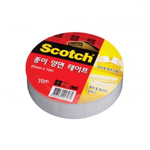3M 스카치 종이양면테이프 24mmx10m 1개