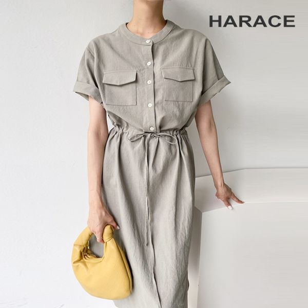 헤레이스 린넨 투포켓 원피스 CHF22SS514