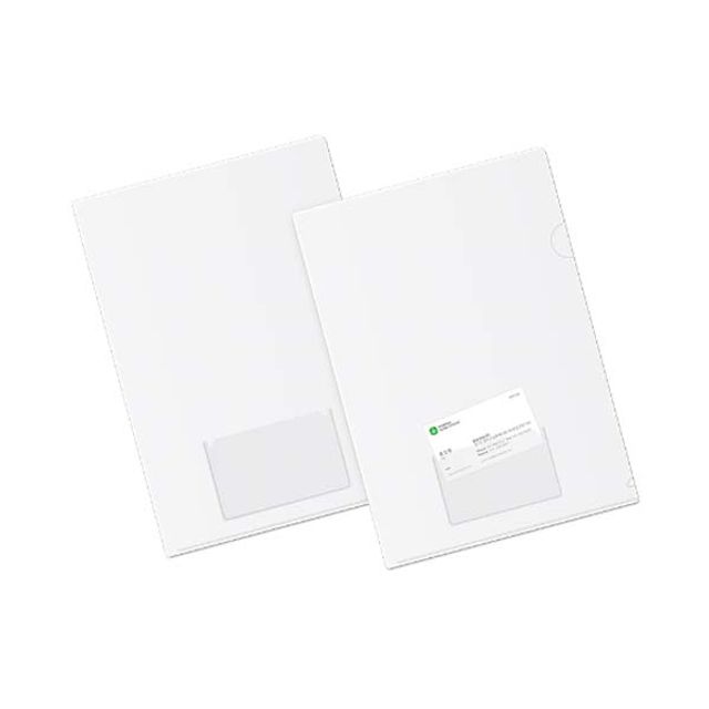 문화 고투명 PP 명함홀더 A4 220x310mm 100개 F4495-7