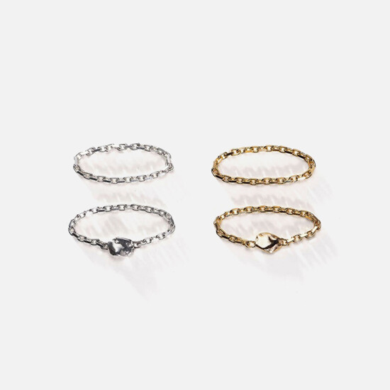 르세이 르세이 Piece Chain Ring Set