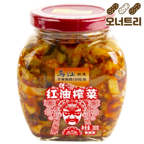 우장 홍유자채 300g 홍유 짜차이 짜사이 중국 반찬