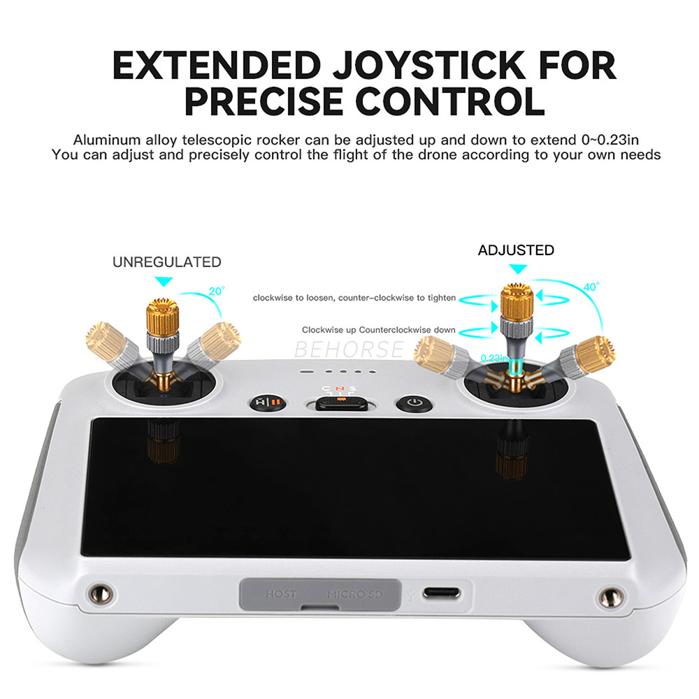 원격 조이스틱 DJI RC 알루미늄 썸 스틱 로커 미니 3 프로 1세트 for RC