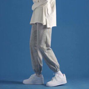 남자 데일리 트레이닝룩 밴딩 팬츠 기모 조거 바지