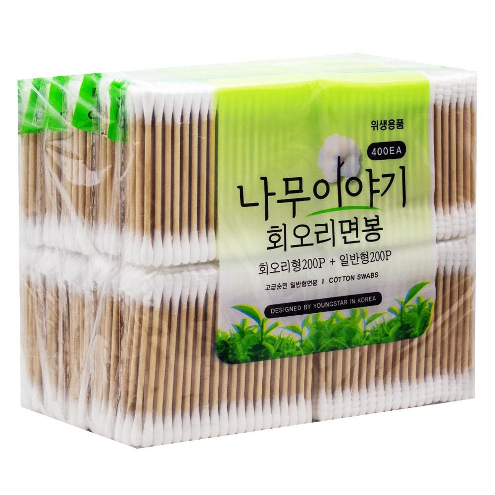 영스타 나무이야기 회오리면봉400P 회오리200 일반200 5세트