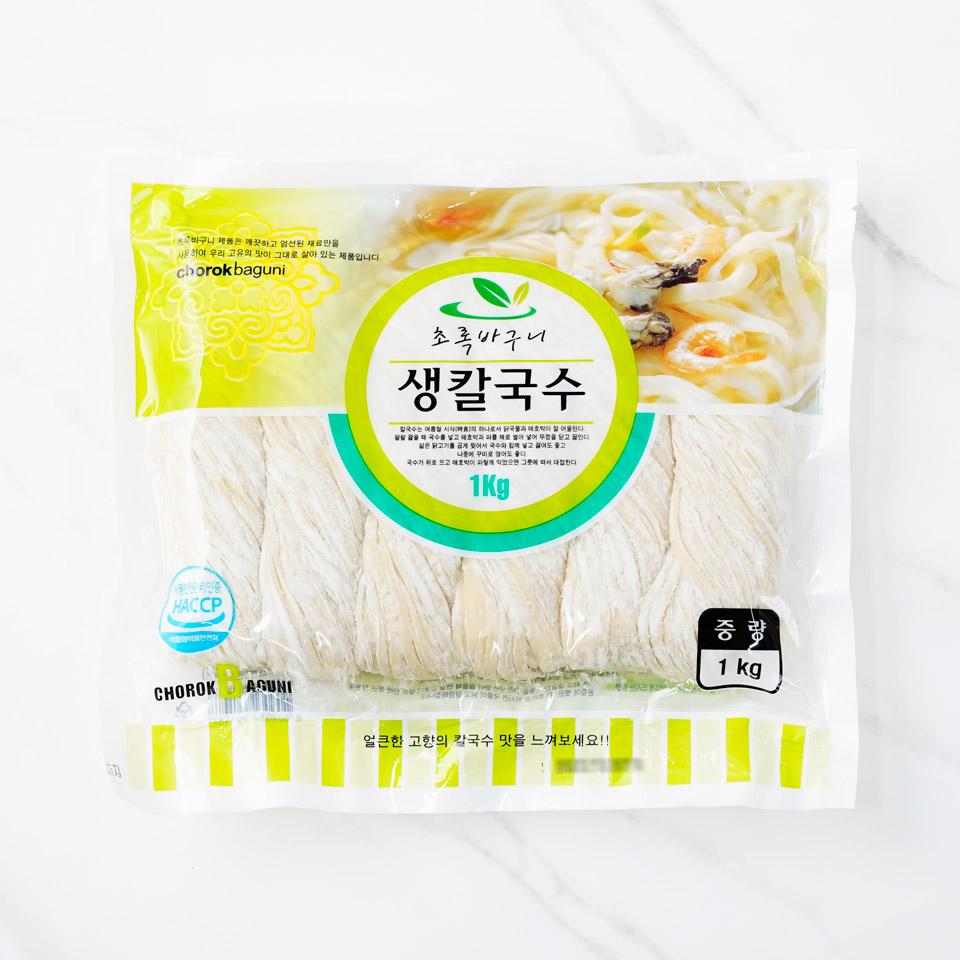 메가마트 초록바구니 생칼국수 1kg