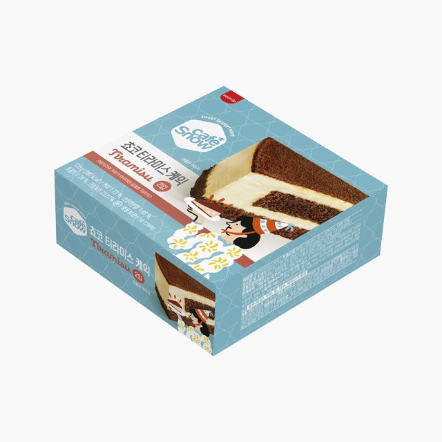 에스피씨삼립 삼립 삼립 냉동 쵸코 티라미스 케익 120g x 2개