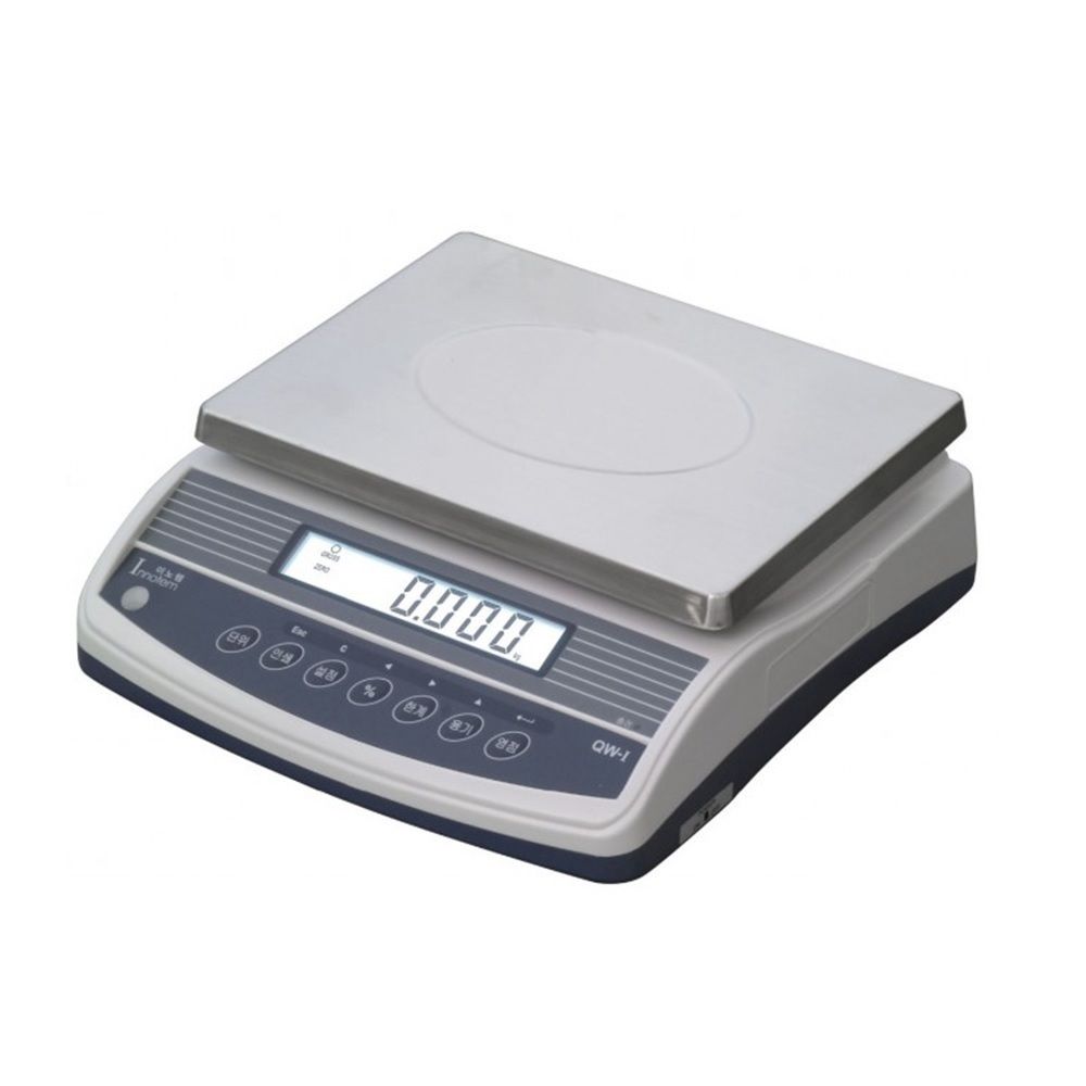 QW 단순 중량저울 15kg 0 5g 경보 충전식배터리내장