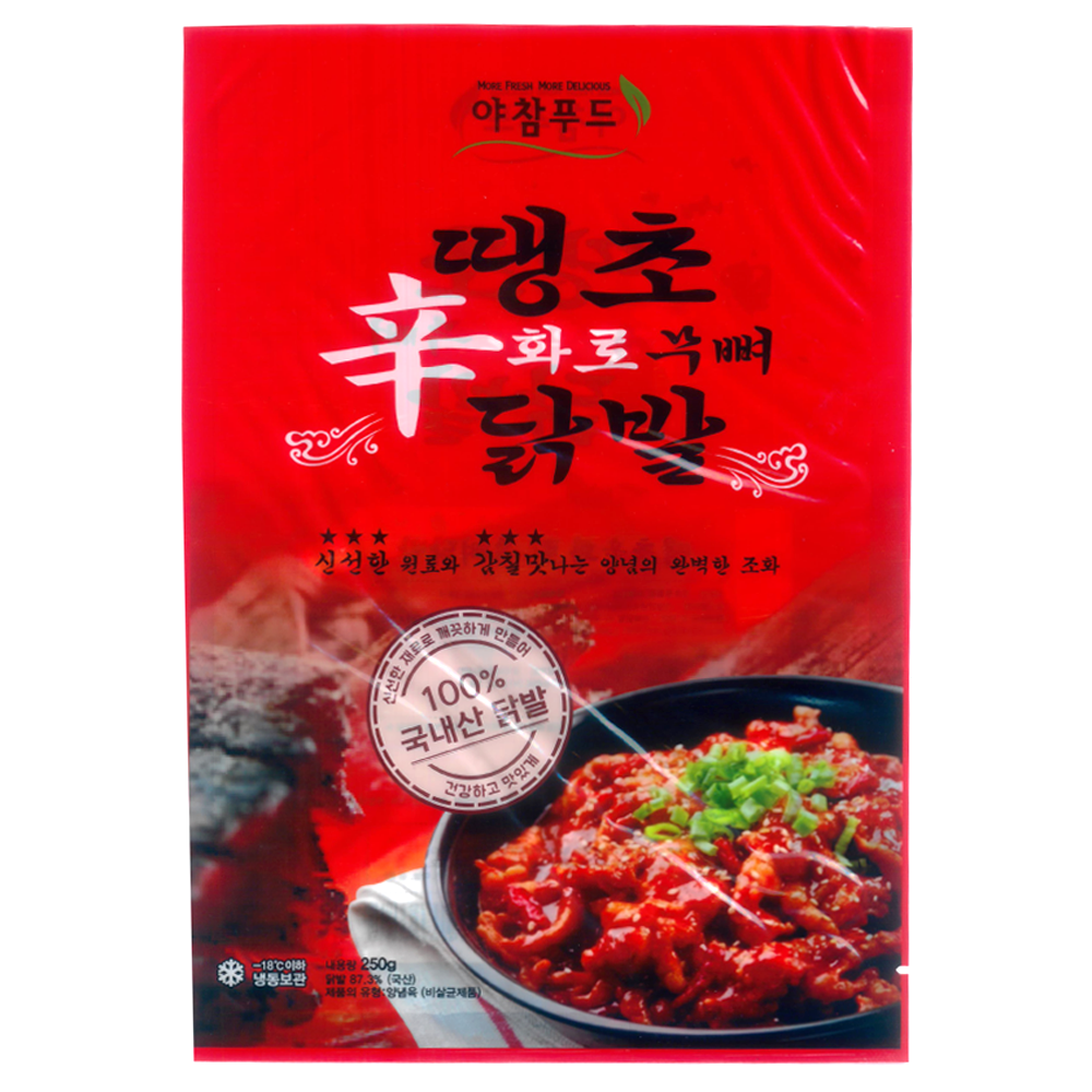 418 야참 먹보 신화로 국내산 무뼈닭발 250gx30개 1box 250g 30개