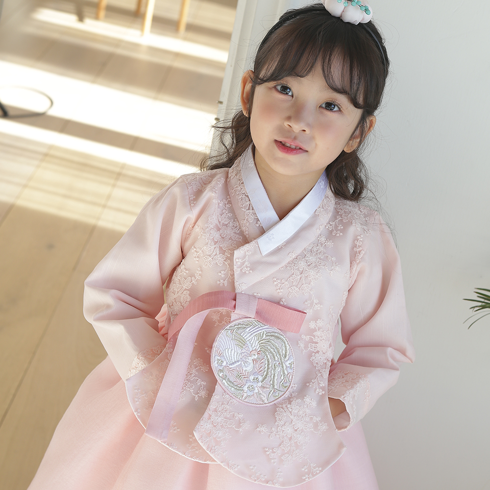 여자아기한복 설빔 예닮한복 고급여아한복 예푸린