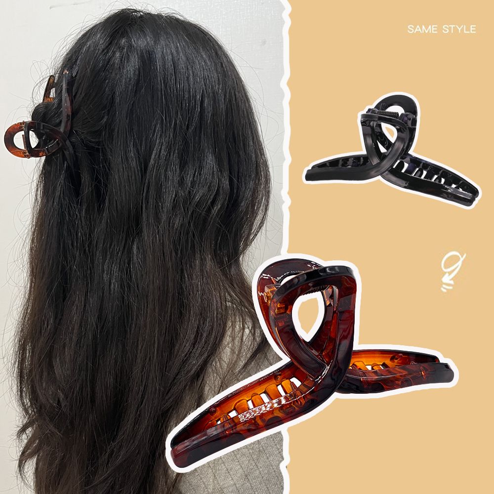 플라스틱 왕머리집게 올림머리 대왕 헤어핀 AP001