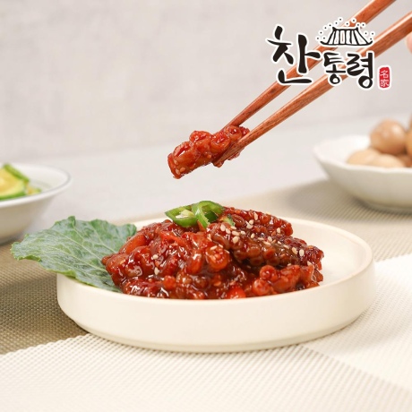 현대식품 엄마예찬의 찬통령 낙지젓갈 300g 제조 젓갈 반찬