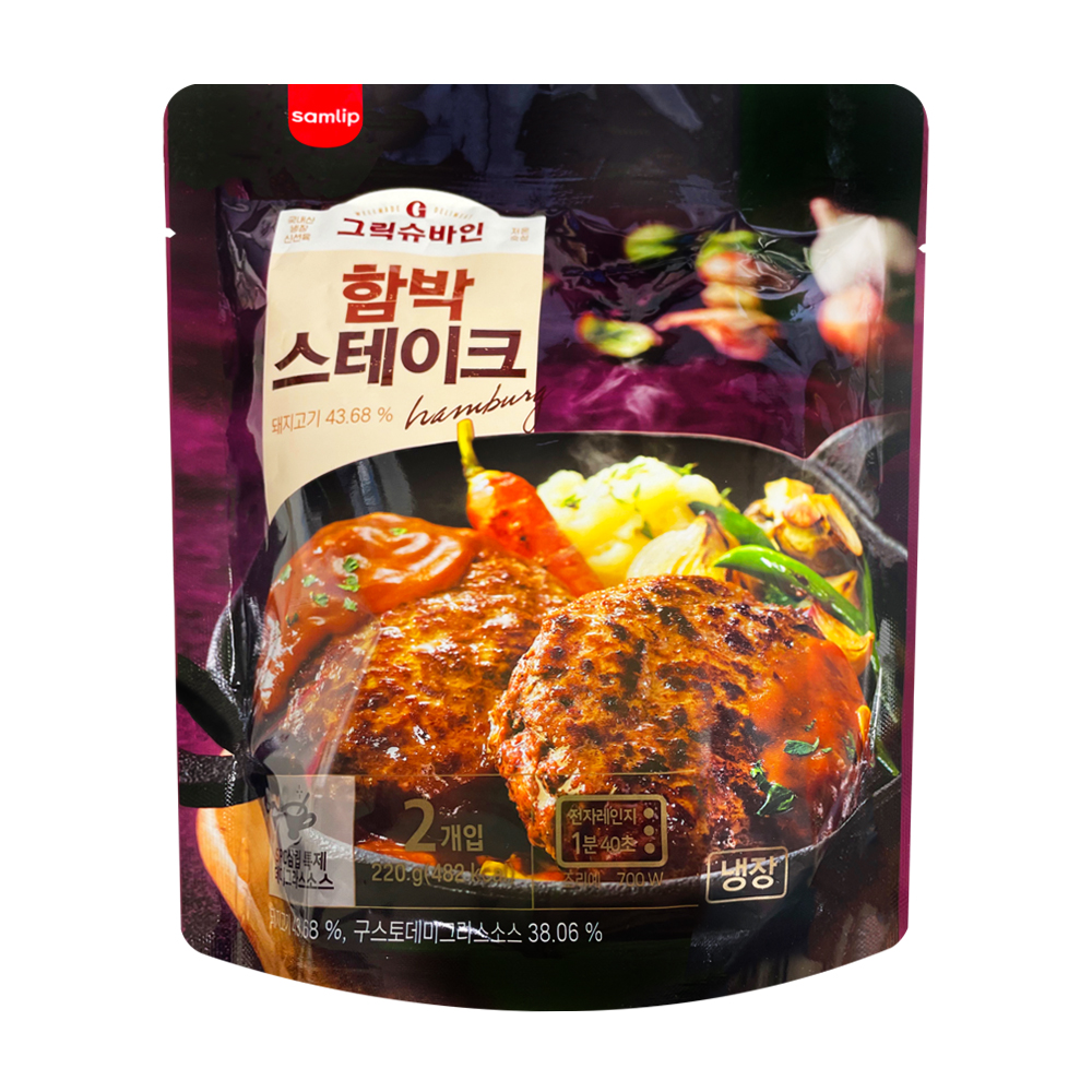 에스피씨삼립 삼립 그릭슈바인 함박 스테이크 220g