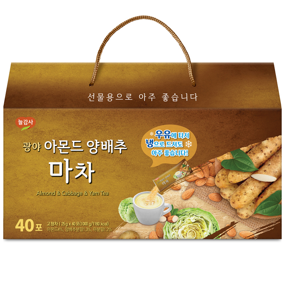 광야식품 광야식품 늘감사 광야식품 아몬드 양배추 마차 40Tx5개