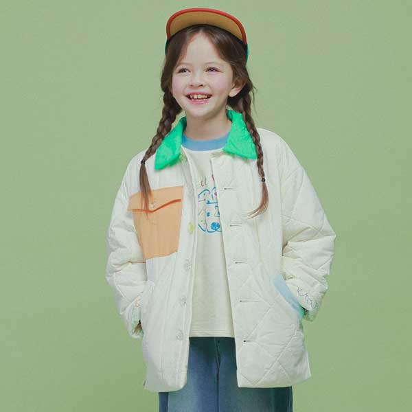 아이러브제이 아이러브제이 M 포인트 퀼팅 자켓 JVSOU41