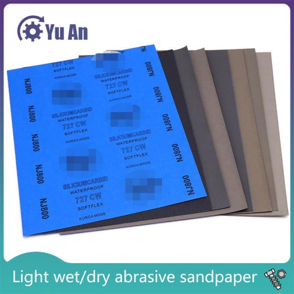 2Pcs 그릿 샌드페이퍼 습식 건식 연마 샌딩 습식 건식 종이 시트 표면 마무리 80-10000