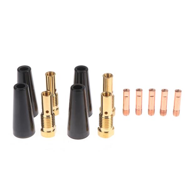 7Pc 가스 없는 노즐 팁 센추리 FC90 플럭스 코어 와이어 피드 0 8 0 9 1 1 MIG 용접 토치 K3493-1 035