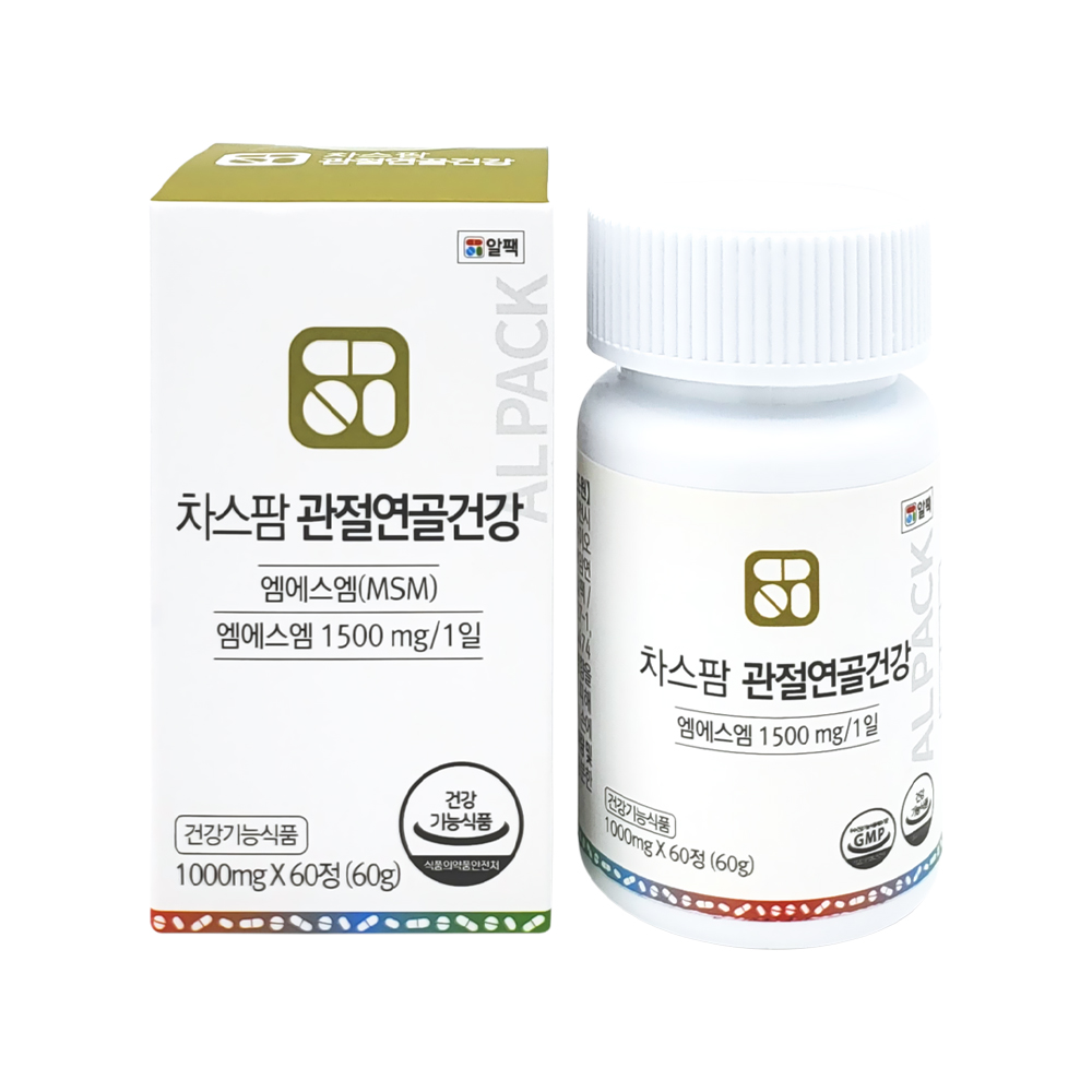 알팩 차스팜 관절연골건강 1000mg x 60정
