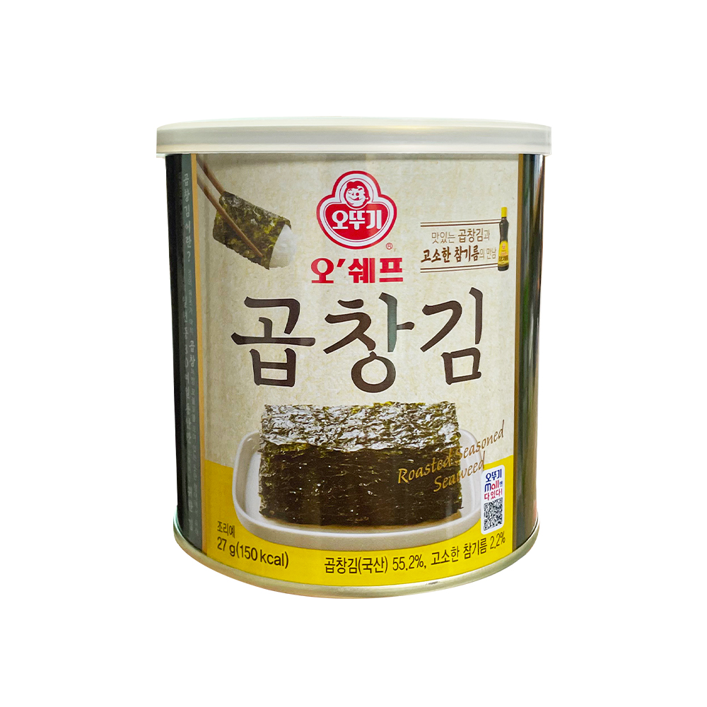 대천맛김 오뚜기 오쉐프 곱창김 27g