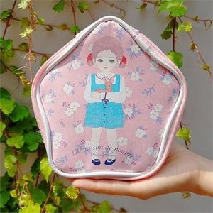 크리스마스 파우치 마론 도담 캐릭터 화장품 어린이날 별모양 귀여운