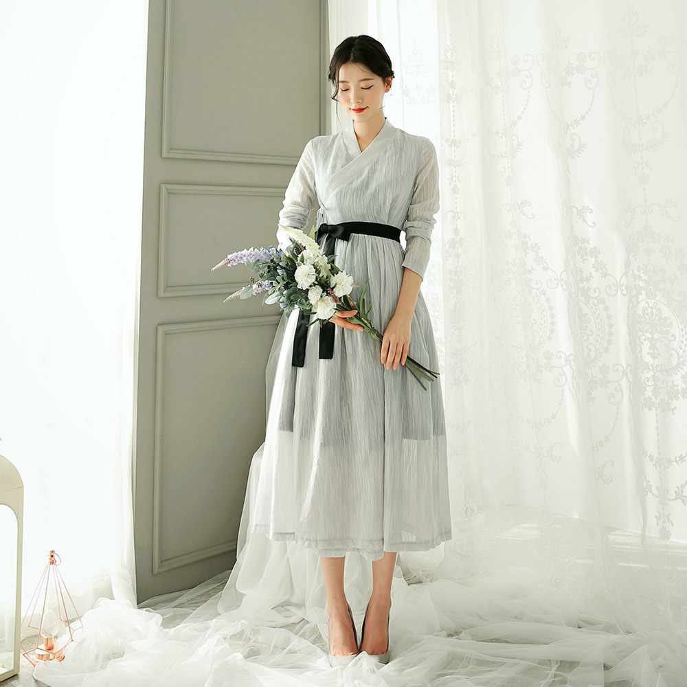 시크라인 시크라인 가람슬기 생활한복 원피스