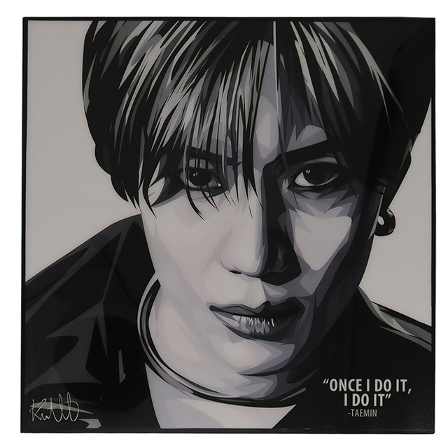 샤이니 태민 키타탓 시티켓 팝아트 인테리어 액자 그림 1개