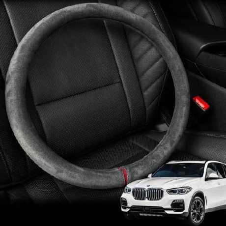 BMW X5 핸들커버 프리미엄 스웨이드 원단