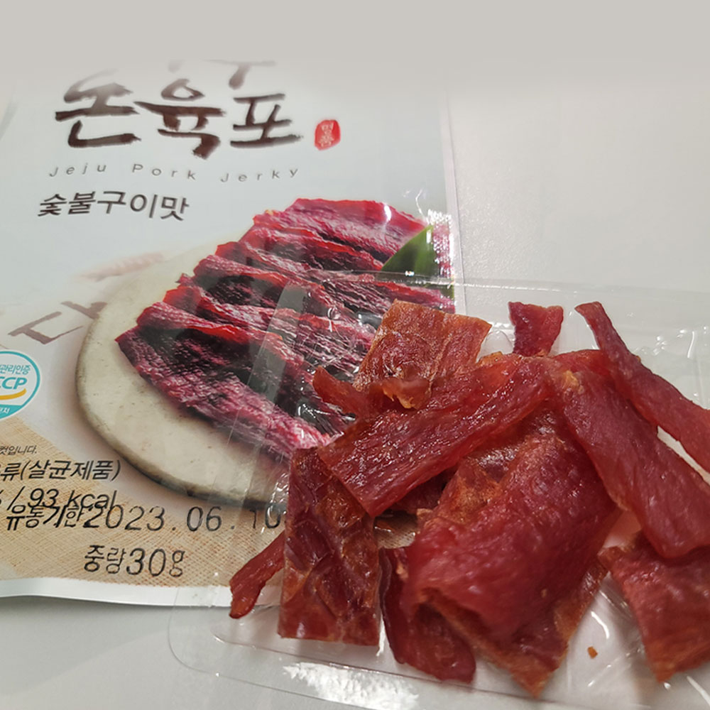 고려식품 고려식품 제주돼지 돈육포 30g 숯불구이맛 돼지고기