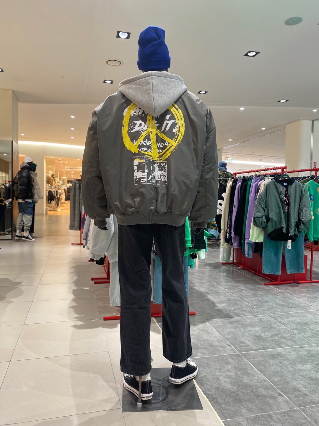더블제이디 더블제이디 남녀공용 스트릿 누빔안감 항공점퍼 JDZZ63B10