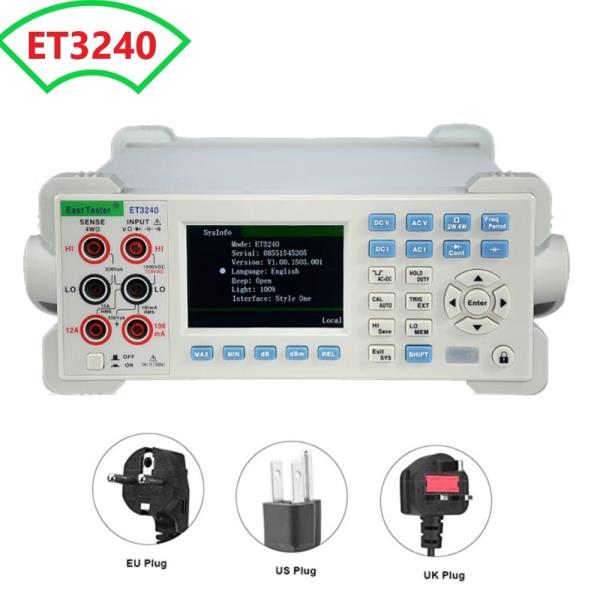 East 테스터 디지털 데스크탑 멀티미터 4 1 2 자리 정밀 자동 범위 커패시턴스 ET3240