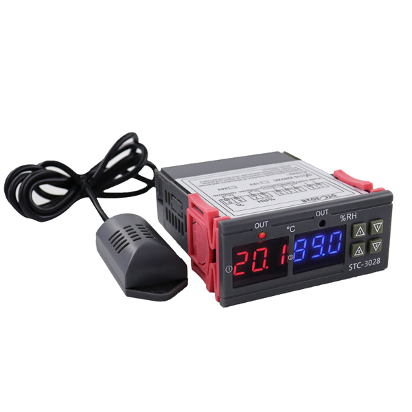 디지털 온도 조절기 온도 습도 조절기 습도 조절기 온도계 습도계 제어 스위치 STC-3008 STC-3028