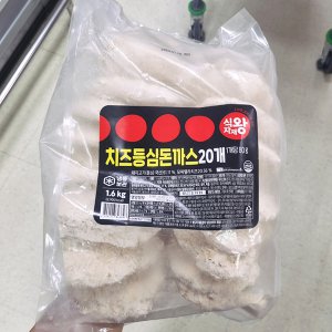 윈플러스 식자재왕 치즈 등심 돈까스 80g x 20입