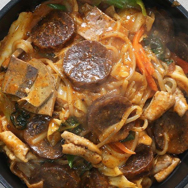 27년전통 미림통통 양념순대볶음3인분 순대 곱창 간