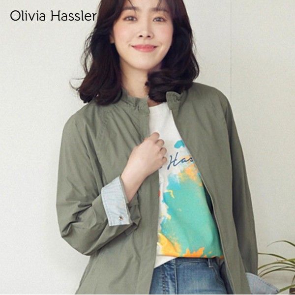 올리비아하슬러 올리비아하슬러 컬러 프린팅 반팔 티셔츠