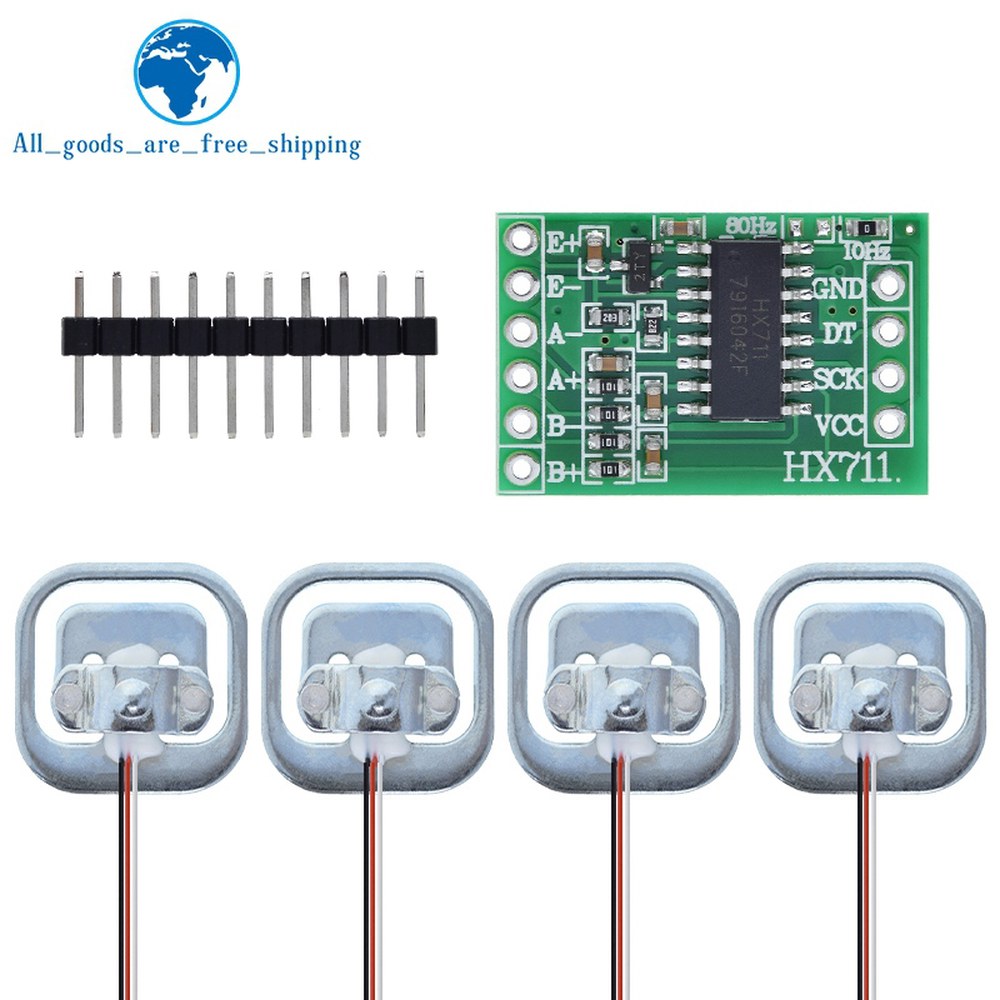 인간 규모 로드셀 무게 센서 AD 모듈 전자 저울 압력 DIY 키트 HX711