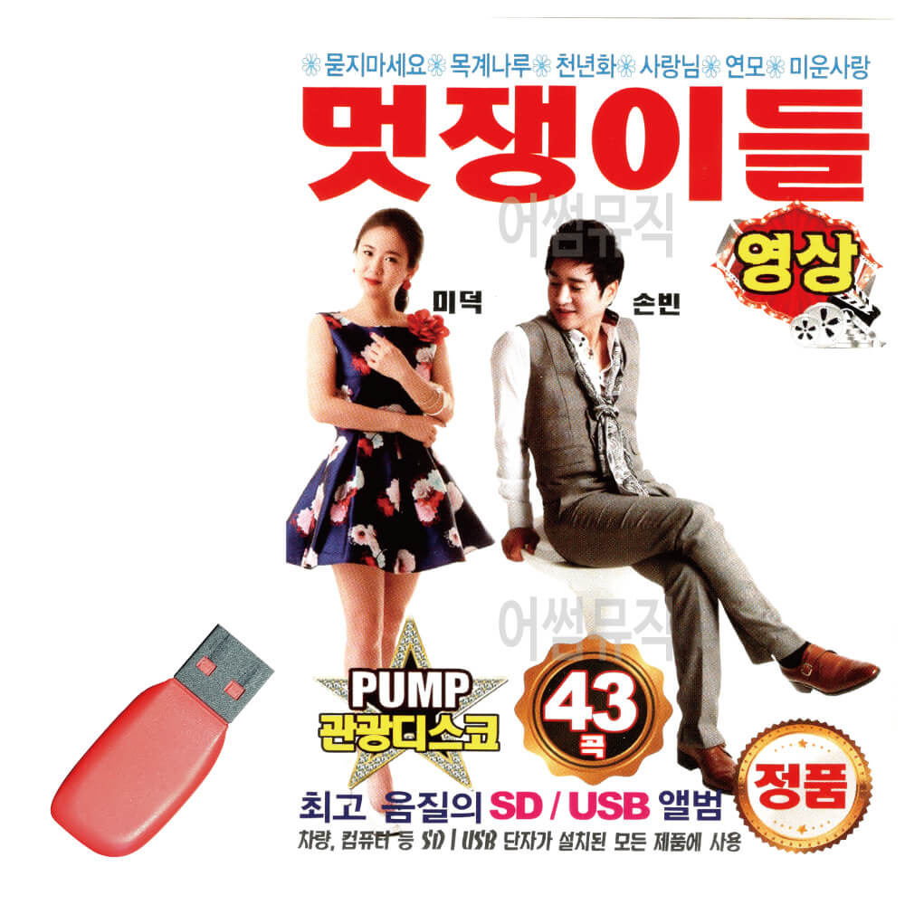PUMP 관광 디스코 멋쟁이들 미덕 손빈 영상 USB 노래