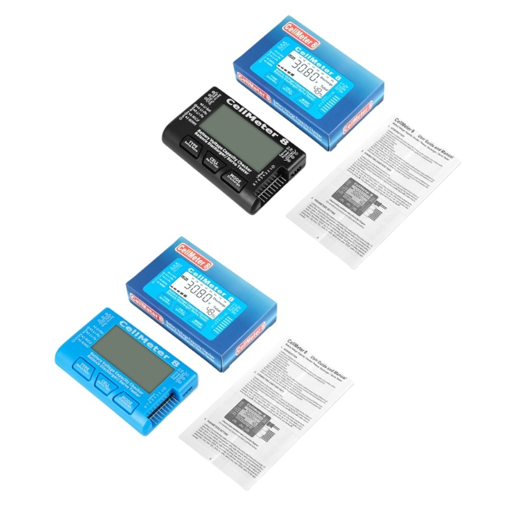M6CF LCD-CellMeter 8 배터리 전압 용량 검사기 밸런스 방전기 서보 테스터
