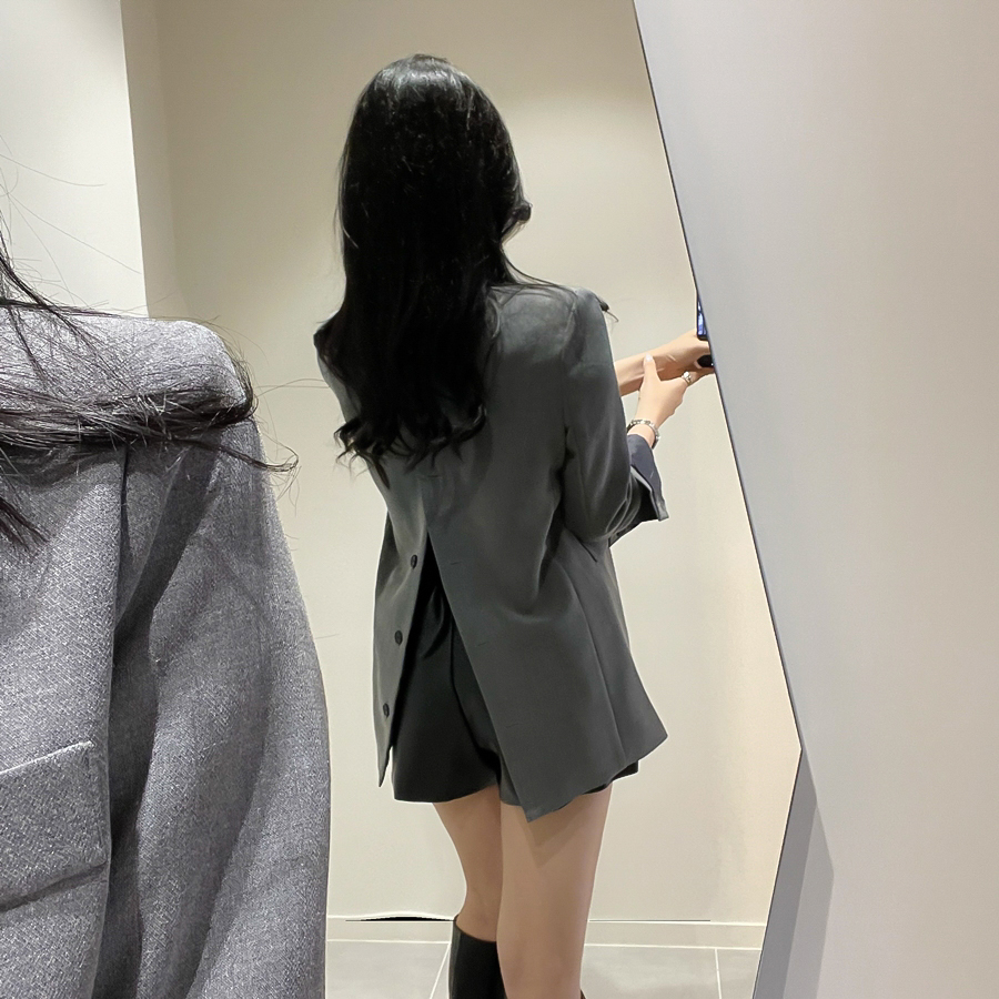 원조 디올리 백버튼 하프 자켓