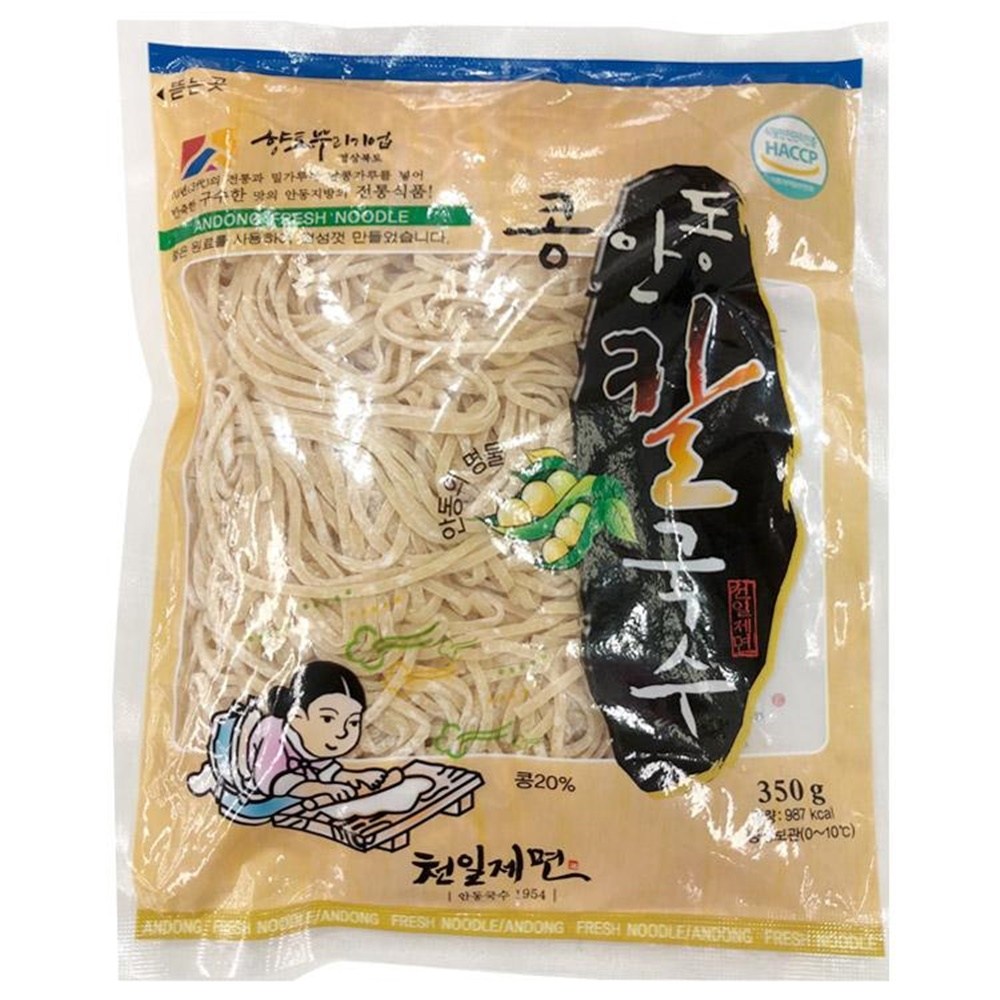 안동콩칼국수 350G 천일제면 1개 350g