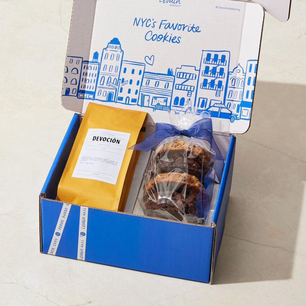 Levain Bakery COOKIES AND COFFEE BUNDLE 르뱅 베이커리 쿠키 앤 커피 번들 4개입