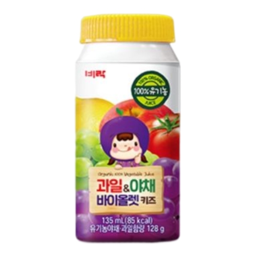 비락 비락 과일 앤 야채 주스 바이올렛 키즈 135ml