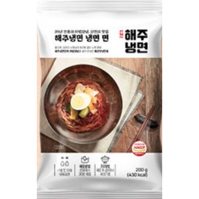 4팩세트 8인분 38년 전통 신천맛집 해주냉면 코스트코 마법양념 매운 비빔냉면 불냉면 육수 무절임 3세트 400g