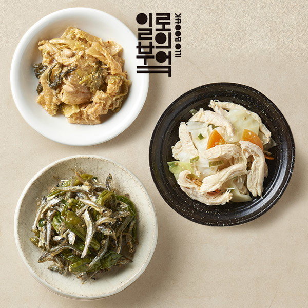 일로의부엌 집밥반찬 3종세트 400g