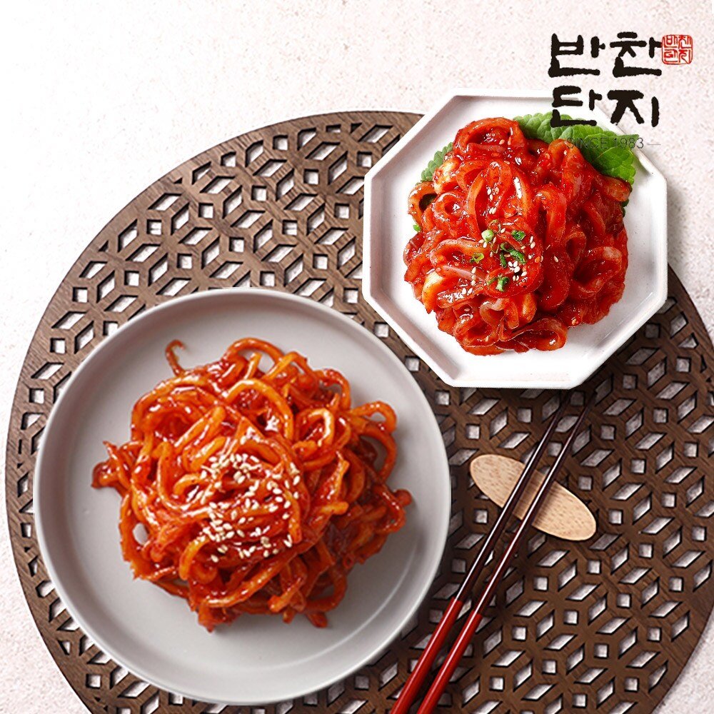 반찬단지 오징어젓1kg 진미채무침1kg 밑반찬종류 저녁메뉴 반찬가게 34312346